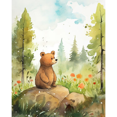 Bear Painting Wall Art